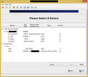 Modify partition layout